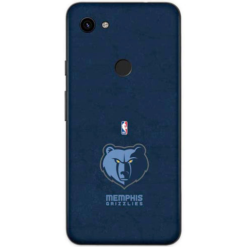 NBA Memphis Grizzlies Distressed Google Pixel 3a XL Skin